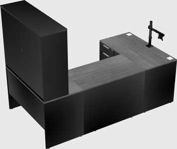 U-shaped desk