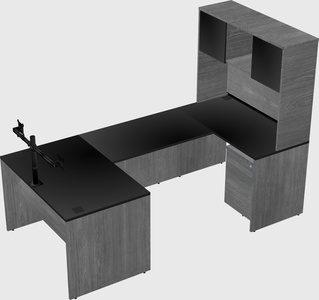 U-shaped desk