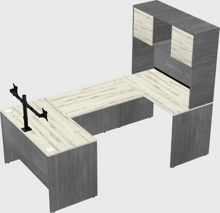 U-shaped desk