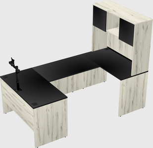 U-shaped desk