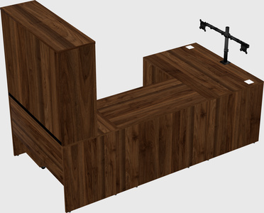 U-shaped desk
