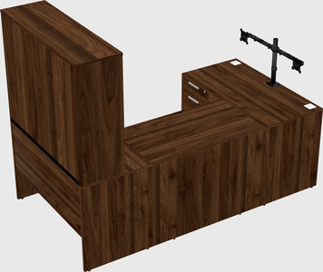 U-shaped desk