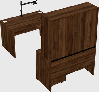 U-shaped desk