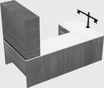 U-shaped desk