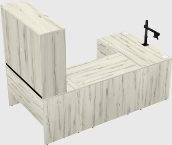 U-shaped desk