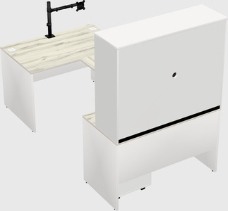 U-shaped desk