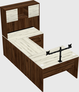 U-shaped desk