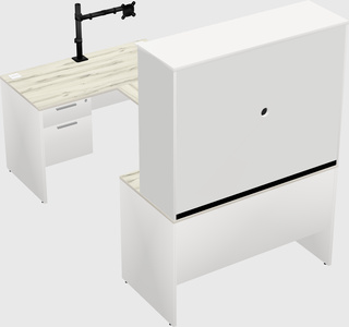 U-shaped desk