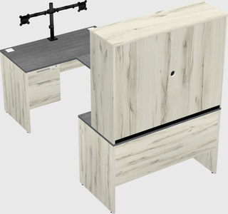 U-shaped desk