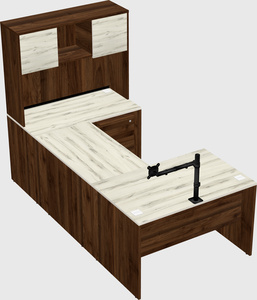 U-shaped desk
