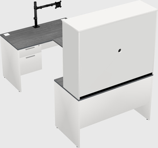 U-shaped desk