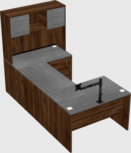 U-shaped desk