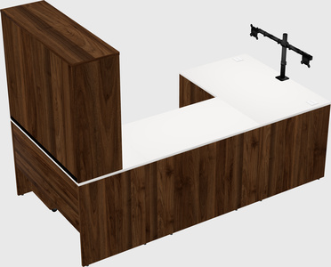 U-shaped desk