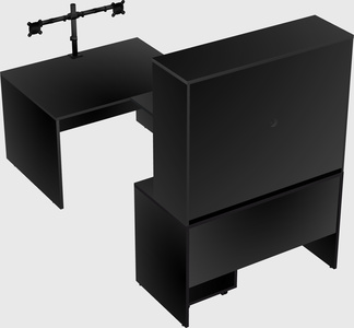 U-shaped desk