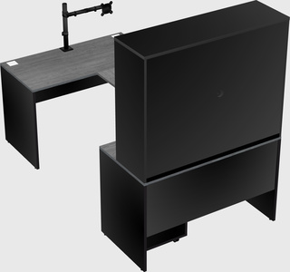U-shaped desk