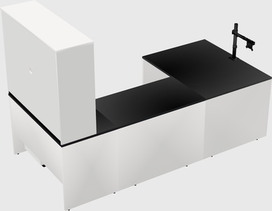 U-shaped desk