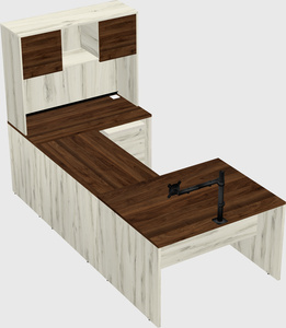 U-shaped desk