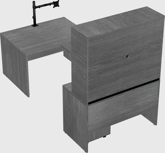 U-shaped desk