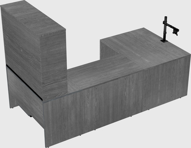 U-shaped desk