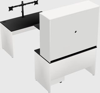 U-shaped desk