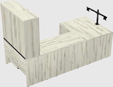 U-shaped desk