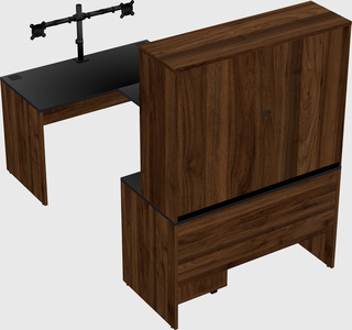 U-shaped desk