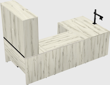 U-shaped desk