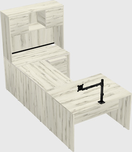 U-shaped desk
