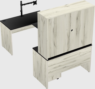 U-shaped desk