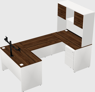 U-shaped desk