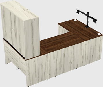 U-shaped desk