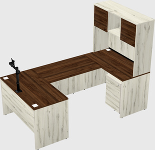 U-shaped desk