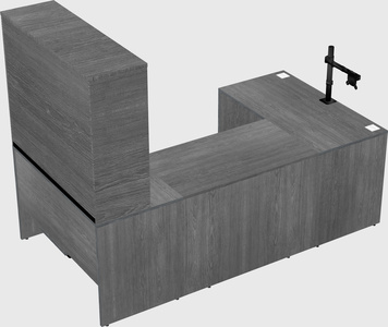 U-shaped desk