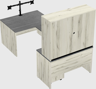 U-shaped desk