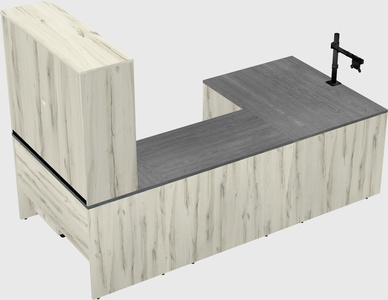 U-shaped desk