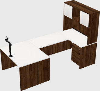 U-shaped desk
