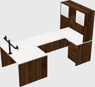 U-shaped desk