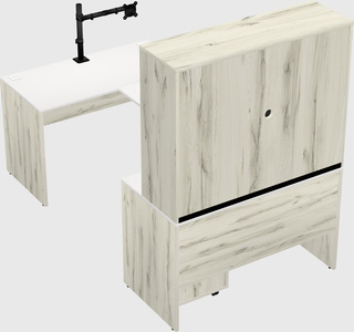 U-shaped desk