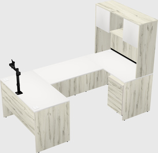 U-shaped desk
