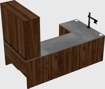 U-shaped desk