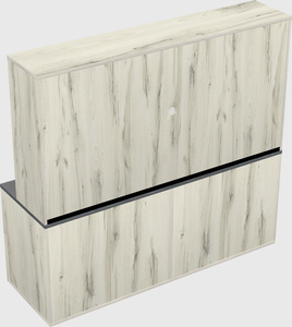 Lateral file cabinet credenza