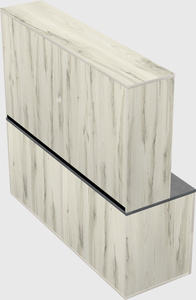 Lateral file cabinet credenza
