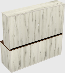 Lateral file cabinet credenza