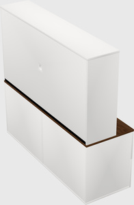 Lateral file cabinet credenza