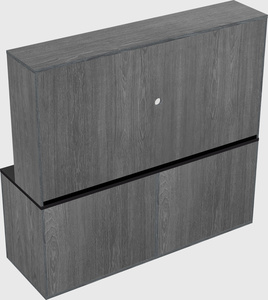 Lateral file cabinet credenza