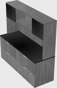 Lateral file cabinet credenza