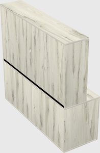 Lateral file cabinet credenza