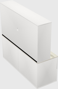 Lateral file cabinet credenza