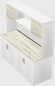 Storage cabinet credenza