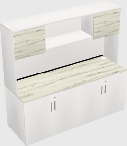 Storage cabinet credenza